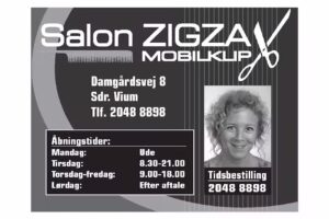 Salon ZigZax-Mobil Klip v/Birgitte S&oslash;rensen